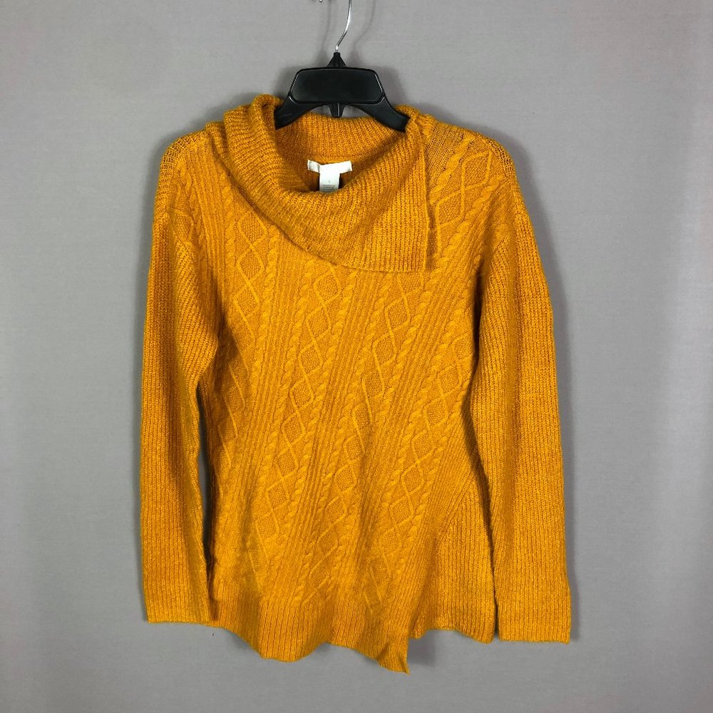 Design History Women's Burnt Squash Knitted Sweater Size Small